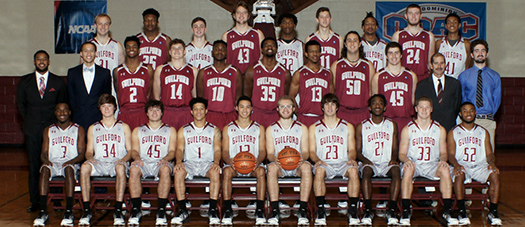 Guilford College - Men's Basketball team pic